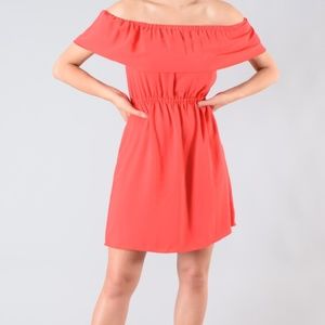 Wilfred Aritzia off the shoulder Hosta Dress